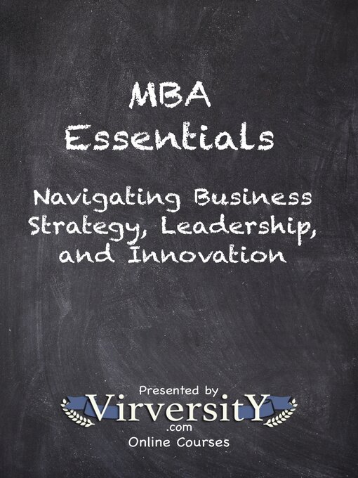 Title details for MBA Essentials by Virversity Online Courses - Wait list